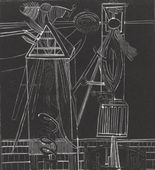 Plate 7 of 11, from the illustrated book, He Disappeared into Complete Silence, second edition