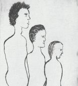 Three Sons, plate 14 of 24, only state, variant, from the series, Self Portrait