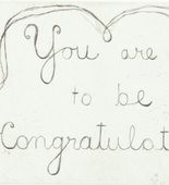 You Are To Be Congratulated