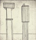 Plate 2 of 11, from the illustrated book, He Disappeared into Complete Silence, second edition