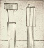 Plate 2 of 11, from the illustrated book, He Disappeared into Complete Silence, second edition