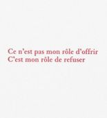 Aux Vieilles Tapisseries: 44 Sentences de Louise Bourgeois, text 29 of 44