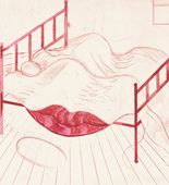 Le Lit, Gros Édredon, Bleu