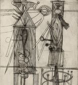 Plate 7 of 9, from the illustrated book, He Disappeared into Complete Silence